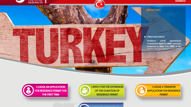 Directorate General of Migration Management E-Ikamet Website